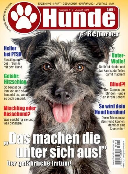 Hunde Reporter – 23 Juli 2021 Cover