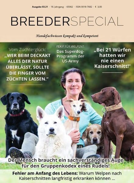HundeWelt Breeder Special – Nr.3 2021 Cover