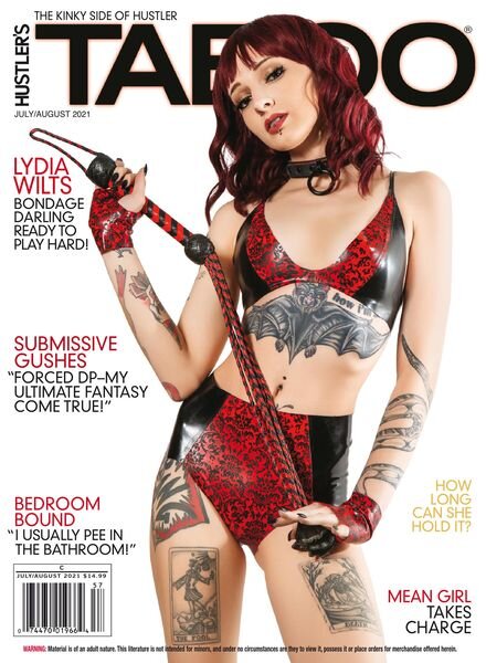 Hustler’s Taboo – July – August 2021 Cover