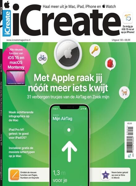 iCreate Netherlands – juli 2021 Cover