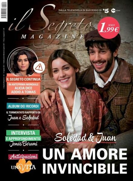 il Segreto magazine – 10 agosto 2021 Cover