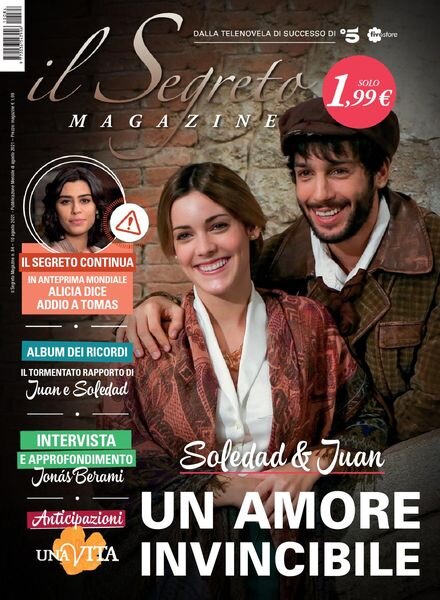 il Segreto Magazine – agosto 2021 Cover