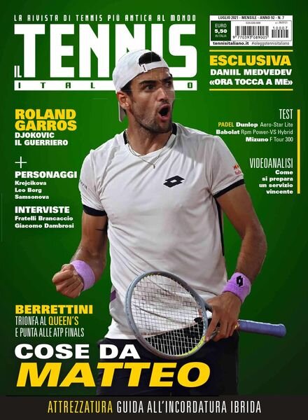 Il Tennis Italiano – Luglio 2021 Cover