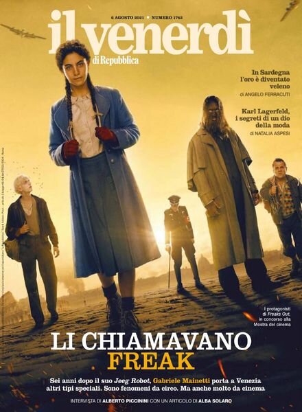 Il Venerdi di Repubblica – 6 Agosto 2021 Cover