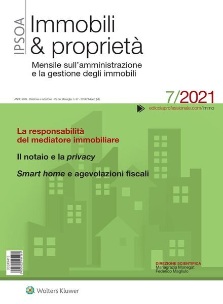 Immobili & proprieta – Luglio 2021 Cover