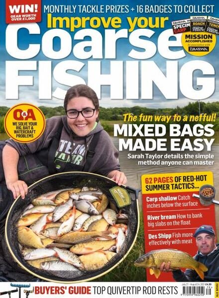 Improve Your Coarse Fishing – July 2021 Cover