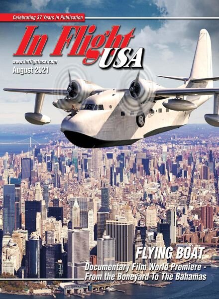 In Flight USA – August 2021 Cover