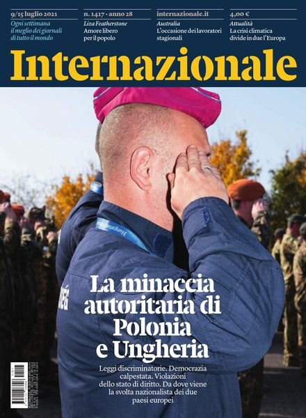 Internazionale – 9 Luglio 2021 Cover