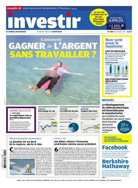 Investir – 14 Aout 2021 Cover