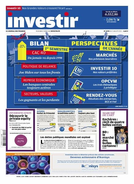 Investir – 3 Juillet 2021 Cover