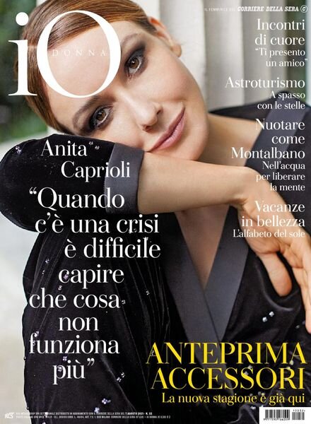 Io Donna del Corriere della Sera – 07 agosto 2021 Cover