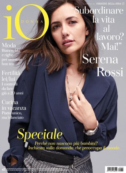 Io Donna del Corriere della Sera – 10 luglio 2021 Cover