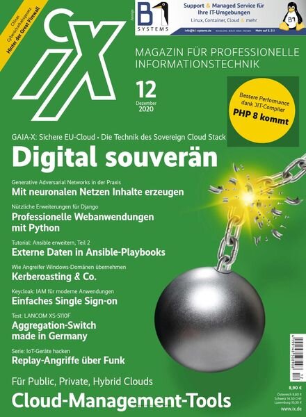 iX Magazin – Dezember 2020 Cover