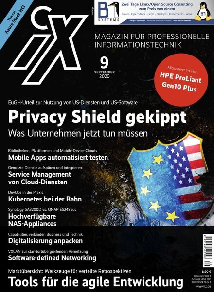 iX Magazin – September 2020 Cover