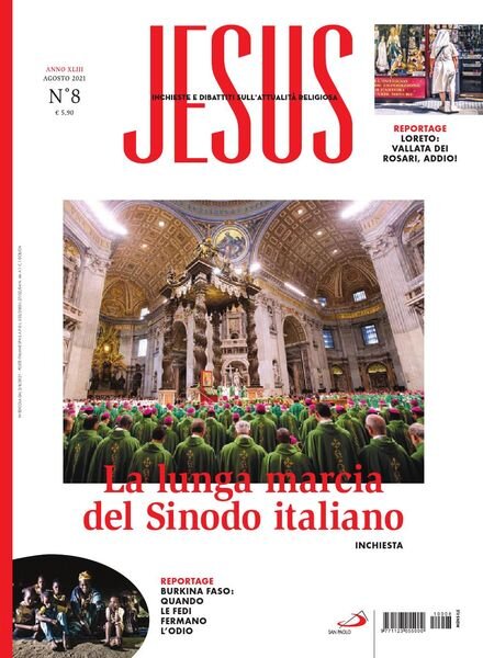 Jesus – Agosto 2021 Cover