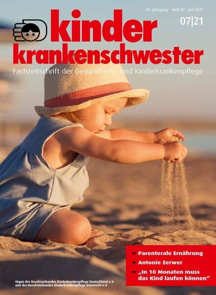 Kinderkrankenschwester – Juli 2021 Cover