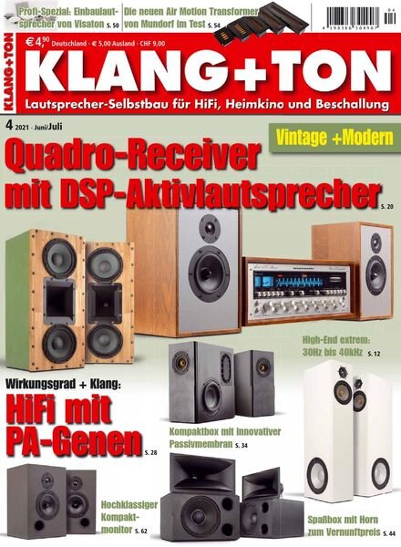 KLANG+TON – Juni-Juli 2021 Cover