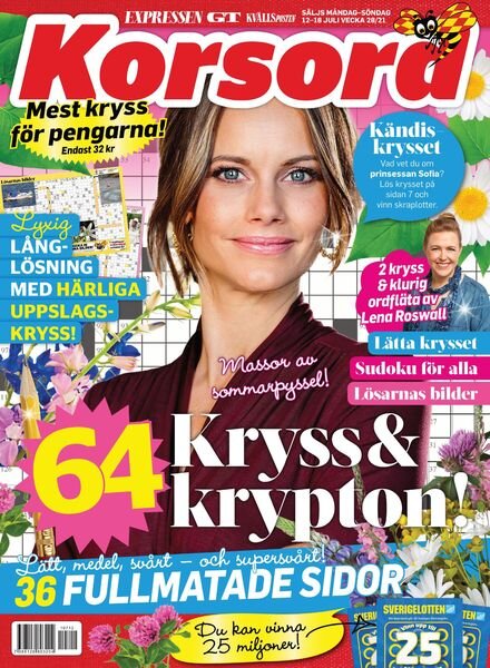 Korsord – 12 juli 2021 Cover
