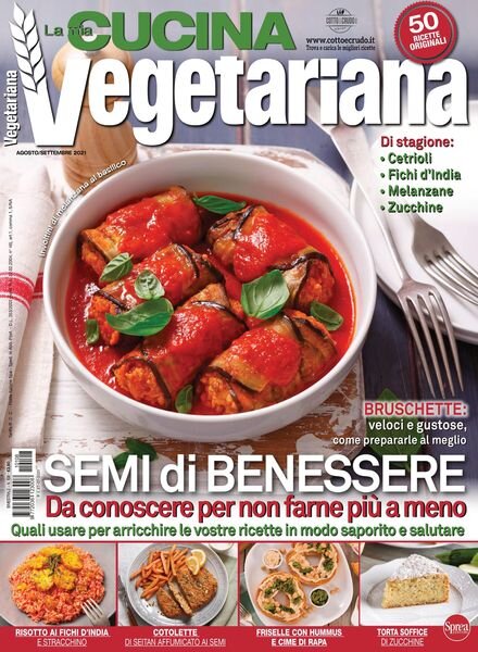 La Mia Cucina Vegetariana – agosto 2021 Cover