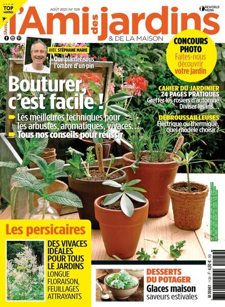 L’Ami des Jardins – aout 2021 Cover