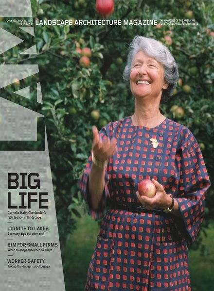 Landscape Architecture Magazine USA – July 2021 Cover