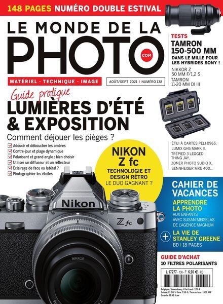 Le monde de la photo – Aout-Septembre 2021 Cover