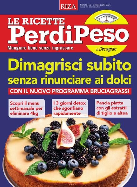 Le Ricette PerdiPeso – Luglio 2021 Cover