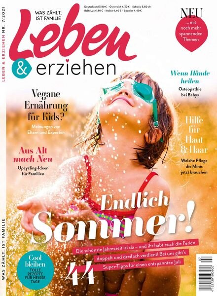 Leben & Erziehen – Juli 2021 Cover