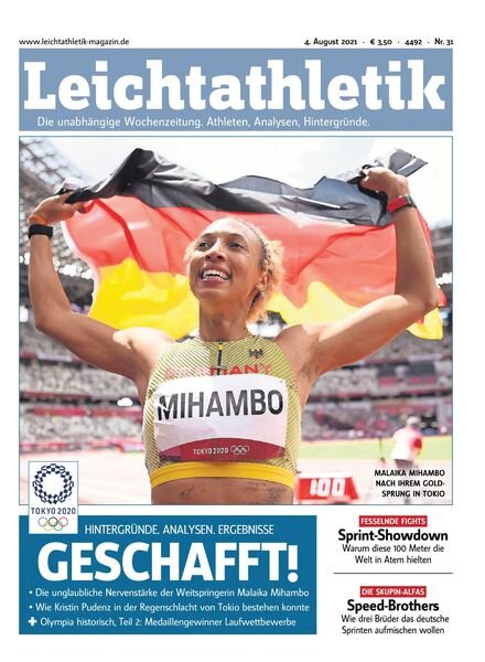 Leichtathletik – 03 August 2021 Cover