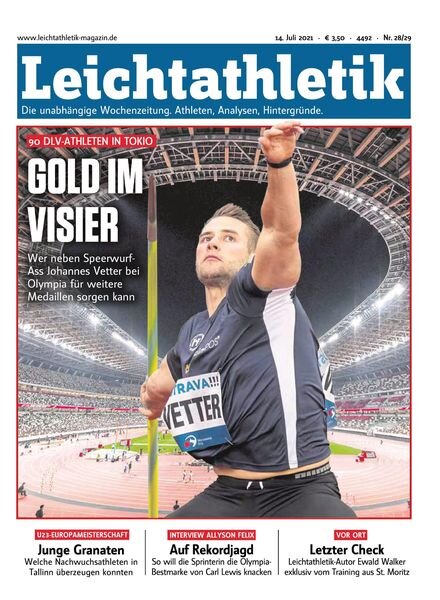 Leichtathletik – 13 Juli 2021 Cover