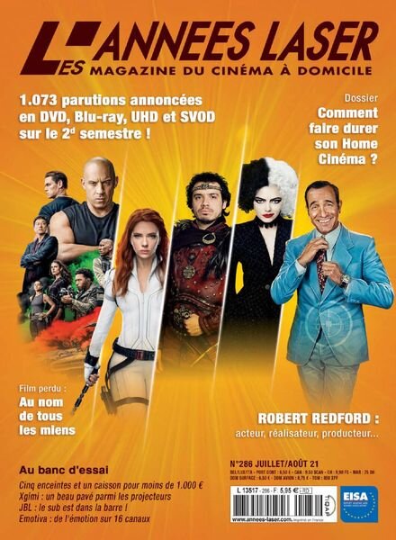 Les Annees Laser – Juillet-Aout 2021 Cover