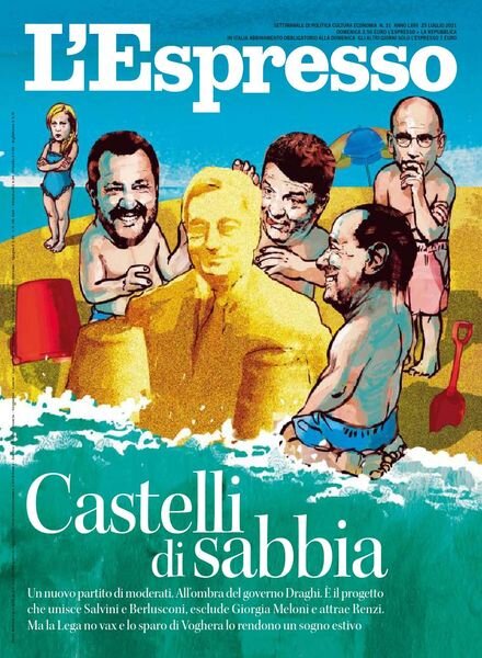 l’Espresso – 25 Luglio 2021 Cover