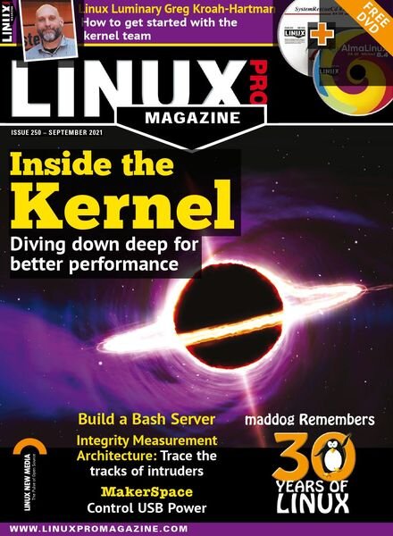Linux Magazine USA – Issue 250 – September 2021 Cover