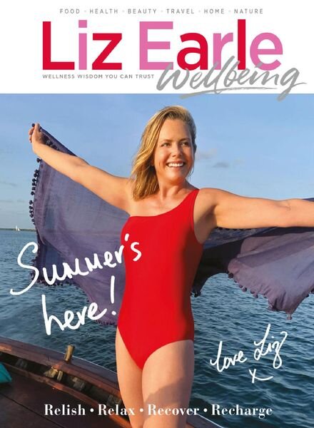 Liz Earle Wellbeing – July 2021 Cover