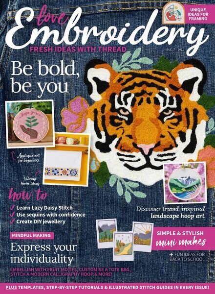 Love Embroidery – Issue 17 – August 2021 Cover