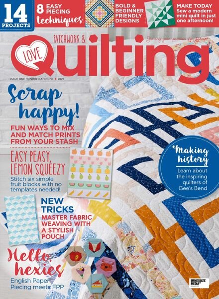 Love Patchwork & Quilting – September 2021 Cover