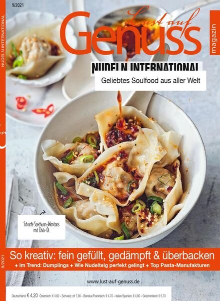 Lust auf Genuss – September 2021 Cover