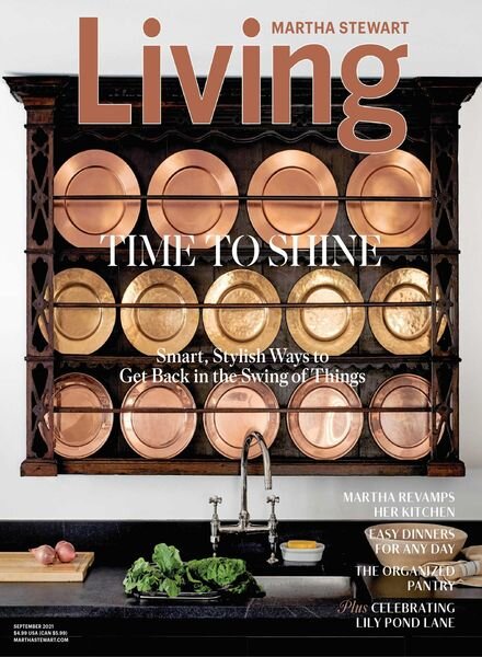 Martha Stewart Living – September 2021 Cover