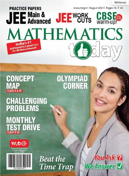 Mathematics Today – August 2021 Cover