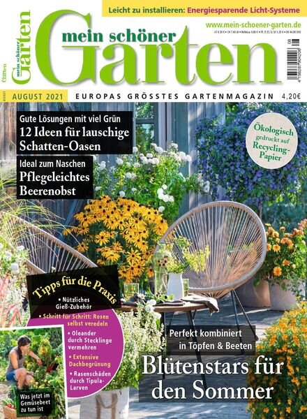 Mein schoner Garten – August 2021 Cover