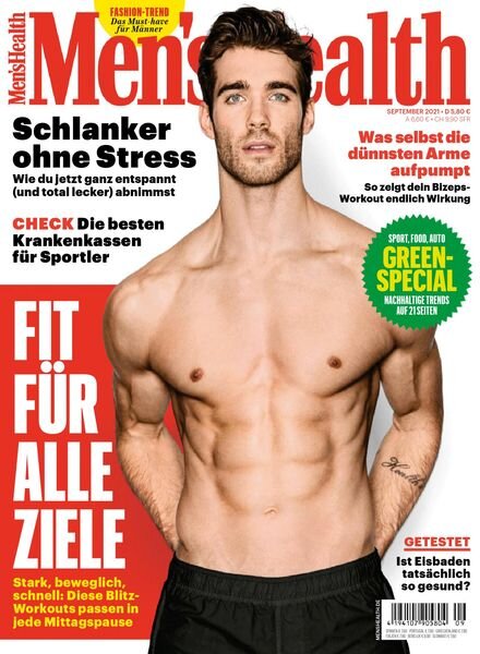 Men’s Health Germany – September 2021 Cover