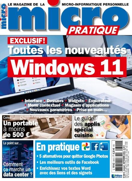 Micro Pratique – septembre 2021 Cover