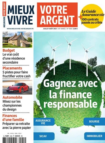 Mieux Vivre Votre Argent – juillet 2021 Cover