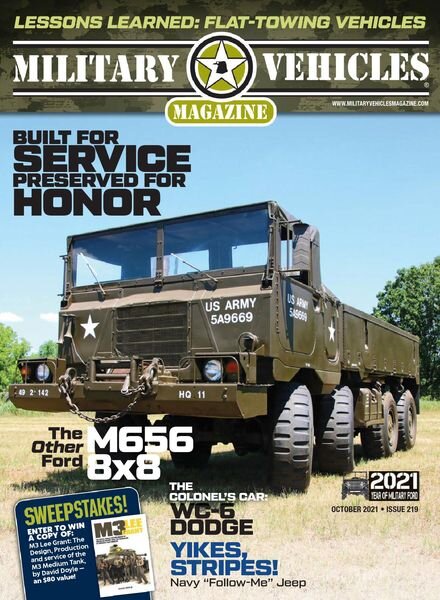 Military Vehicles – September 2021 Cover