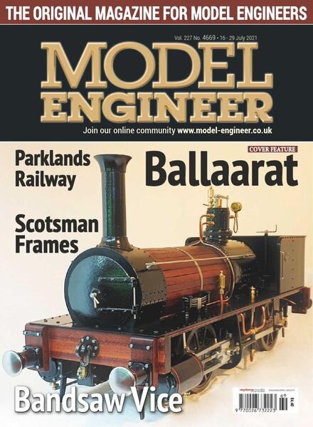 Model Engineer – Issue 4669 – 16 July 2021 Cover