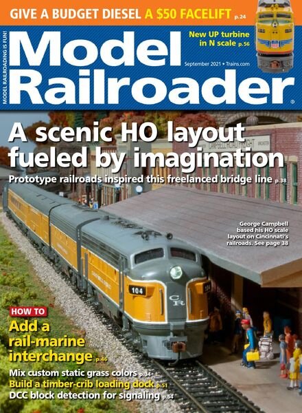 Model Railroader – September 2021 Cover