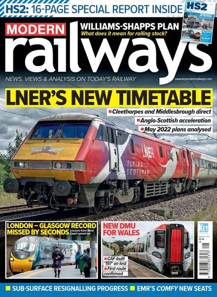 Modern Railways – August 2021 Cover