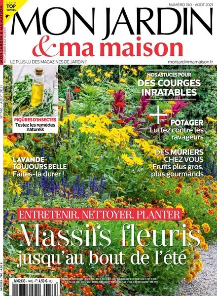 Mon Jardin & Ma Maison – Aout 2021 Cover