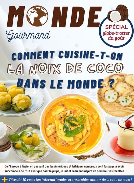 Monde Gourmand – Juillet 2021 Cover