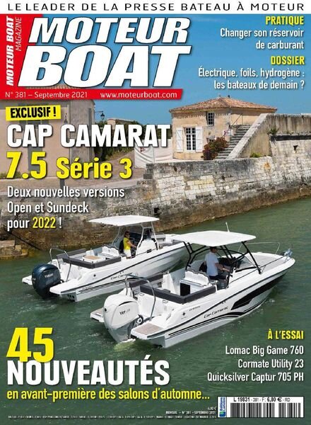 Moteur Boat – septembre 2021 Cover